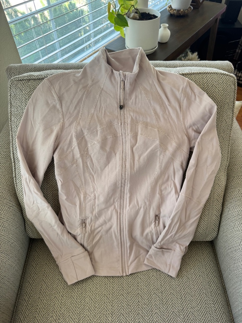 Lululemon Light Pink Zip-Up Jacket
